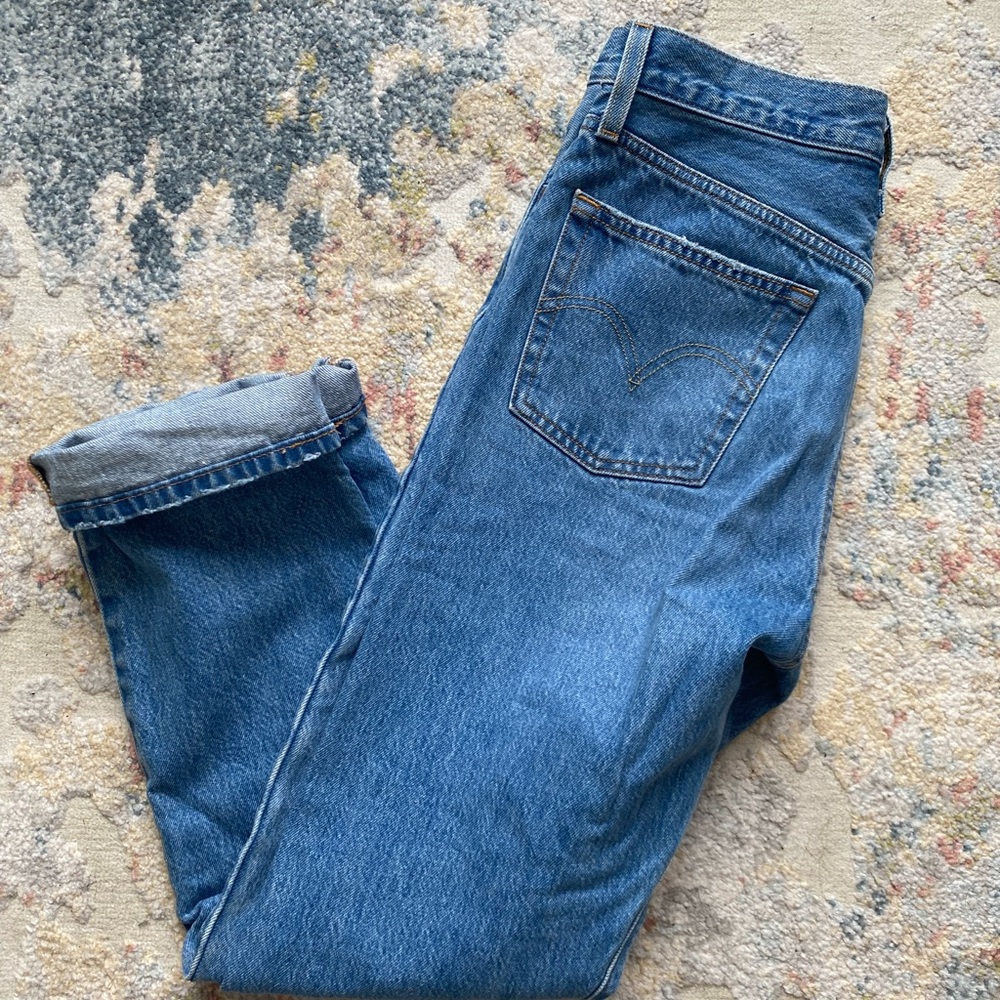 Levi’s jeans! Boot cut.
